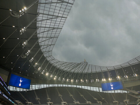 The Tottenham Hotspur Stadium in north London, UK