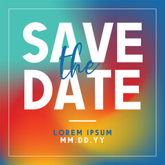 Save the date banner. Can be used for business, marketing and advertising. logo graphic design of event summit made for Technology and upcoming events.