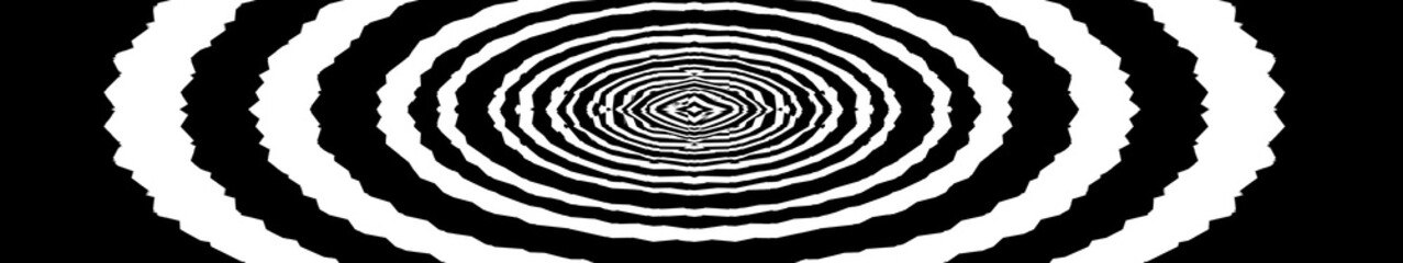 Black and white shapes.Abstract background for wide screens. Wallpaper 5760x1080.