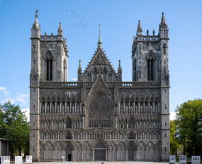 Nidarosdomen Trondheim Norwegen 