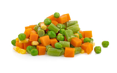 Mixed  vegetable on transparent png