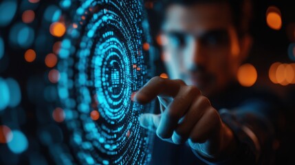 copyright protection concept registration or registration for trademark businessman with register trademark and logo on virtual scree