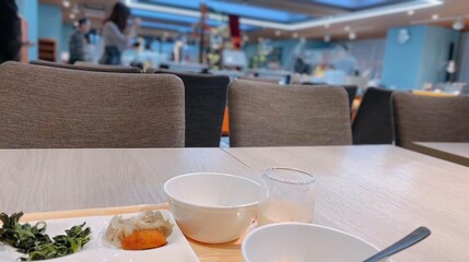 Stylish buffet restaurant