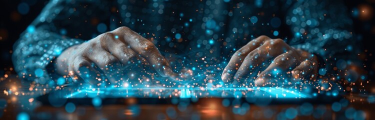 Advanced Digital Network Technology and Cybersecurity in Server Rooms with Engineers and Programmers