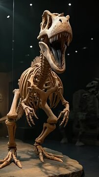 Kronosaurus Dinosaurier Skelett 