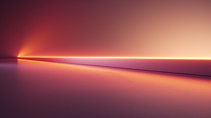 Wallpaper A bright neon light is illuminating a pink wall in an empty room