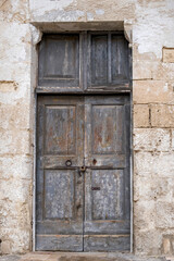 Alte marode Holztür, Matera