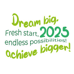 Amazing Colourful 2025 New Year Concepts