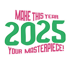 Amazing Colourful 2025 New Year Concepts