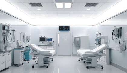 health care industry isolated with white highlights, png