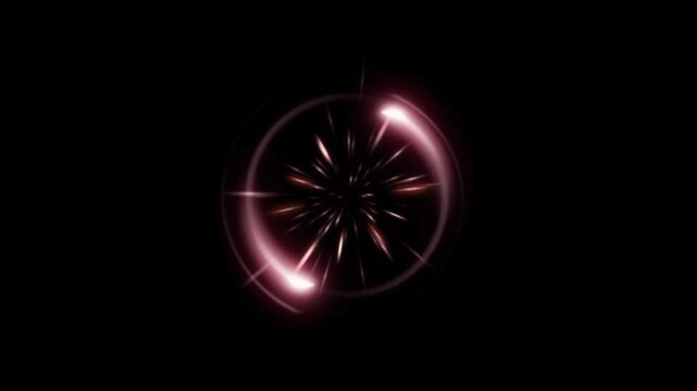 fireworks in the night vibes motion graphics clip template with colorful lights animation. HD resolution with hyper realistic 4K black Background.
