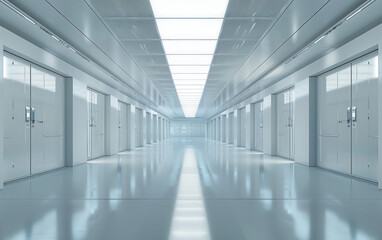 Minimalist modern architecture and spatial structure
