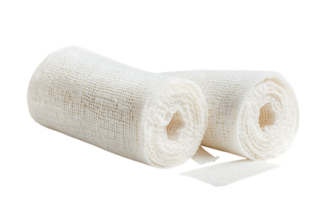 Cotton bandage isolated png on a transparent background