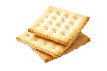 Fototapeta premium Cracker isolated png on a transparent background