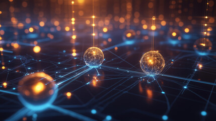 Quantum Circuit Visualization with Qubits and Gates