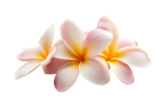 Frangipani isolated png on a transparent background