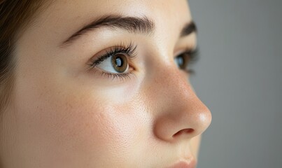 In this case, the nasal septum was deviated after a rhinoplasty
