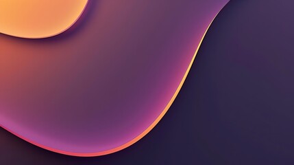 Obraz premium Wallpaper Abstract background with overlapping shapes creating a gradient effect, perfect for minimalist designs