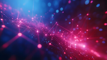 Obraz premium Abstract Background with Pink and Blue Lights