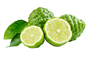 Bergamot with chadow and clipping path isolated png on a transparent background