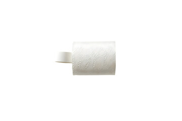 Obraz premium Toilet paper isolated png on a transparent background