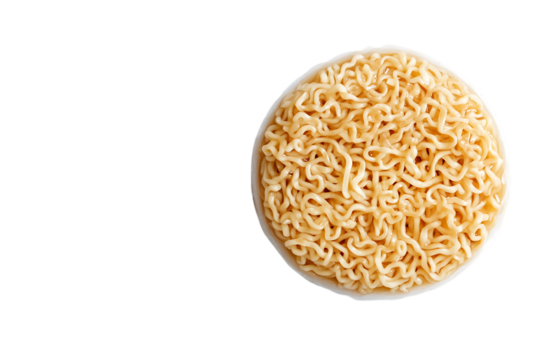 Instant noodles isolated png on a transparent background