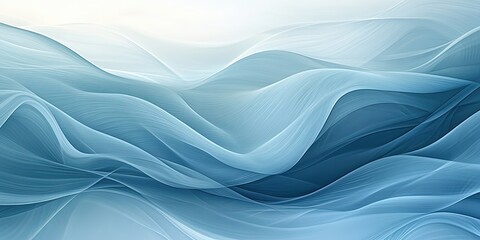 Fototapeta premium abstract blue waves