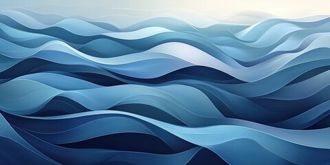 Obraz premium abstract blue waves