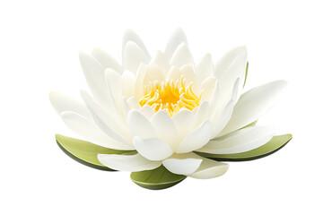 Lotus flower isolated on a white background
