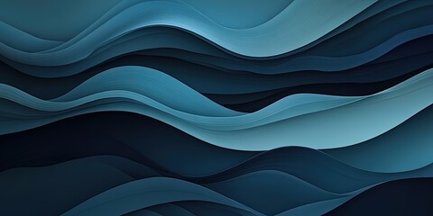 Fototapeta premium abstract blue waves