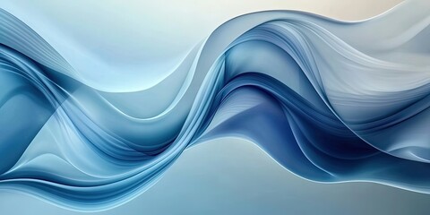 Fototapeta premium abstract blue waves