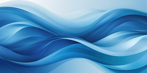 abstract blue waves