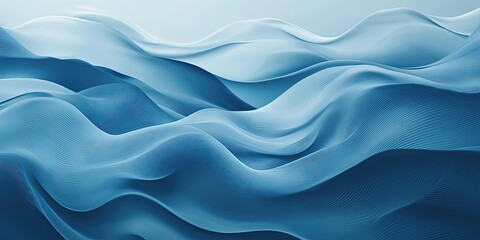 Obraz premium abstract blue waves