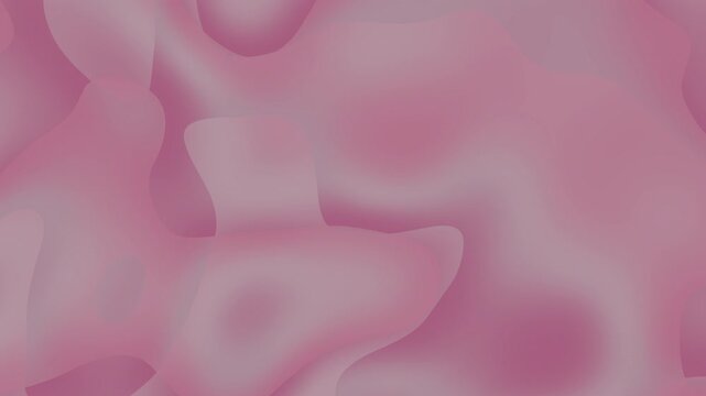 Abstract Pink Fluid Wave Background with Gradient Shades and Organic Shapes