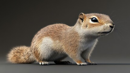 Obraz premium PNG Ground squirrel animal mammal rodent