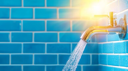 Hygiene Awareness Concept - Handwashing Station with Copy Space for Text