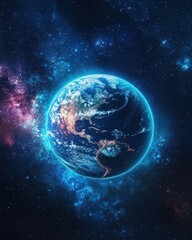 Neon earth astronomy universe outdoors.