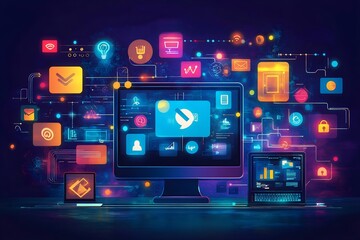 Business Marketing illustrations. Mega set. Collection of scenes with men and women taking part in business activities. Trendy vector style Startup online shopping company milestones infographics.