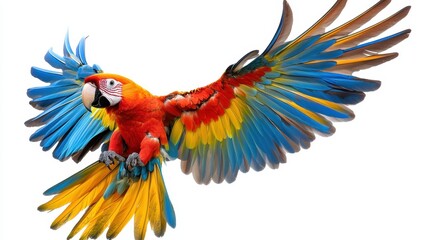 Fototapeta premium PNG Macaw animal parrot bird.