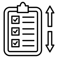 Task Prioritization  Icon Element For Design