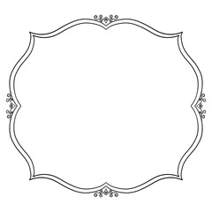 Drawing of frames borders lines