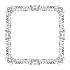 Drawing of frames borders lines