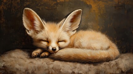 Obraz premium Fennec fox mammal animal pet