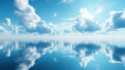 Obraz premium Lake sky outdoors horizon.