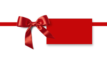 red gift bow, gift ribbon bow, something shiny red to match the festive Christmas season for...