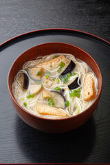 そうめん味噌汁