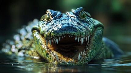 Obraz premium PNG Crocodile background alligator reptile.