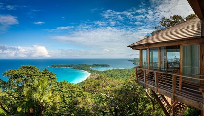 Fototapeta premium house on the sea