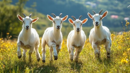 Obraz premium Goat livestock wildlife animal