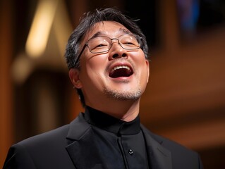 Male Asian singer men portrait music singing performance guy
